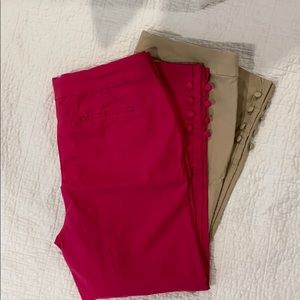 2 Chico’s Bridgette Slim Crop (size 2.5)